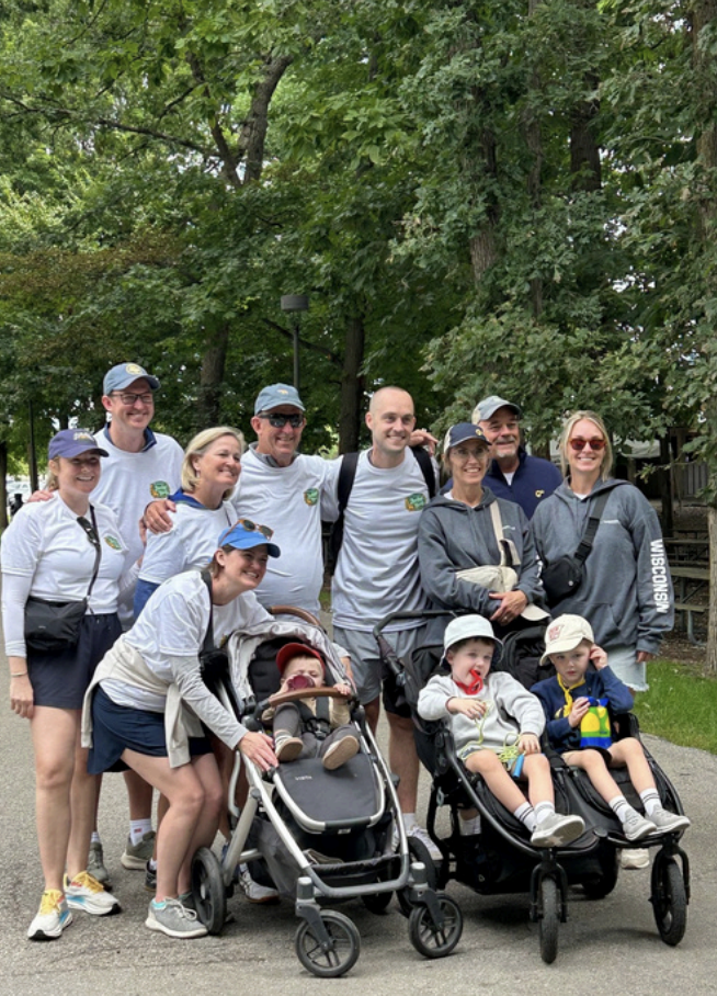 Families and participants at the Zoofari Stroll
